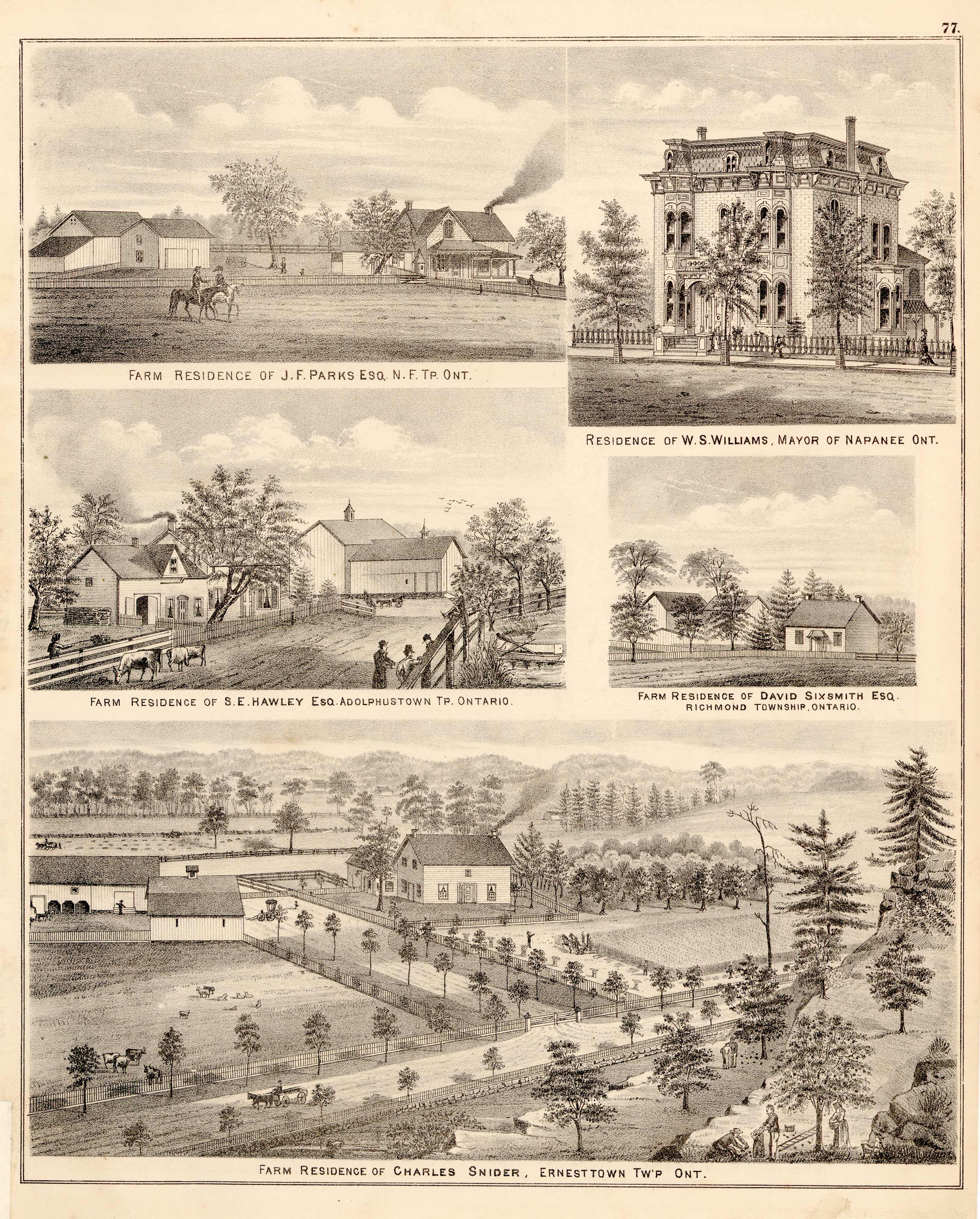 Farm Residence of J.F Parks Esq