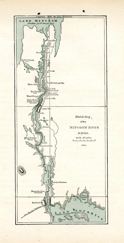 Sketch Map of the Nipigon River