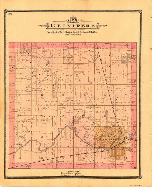 Map of Belvidere