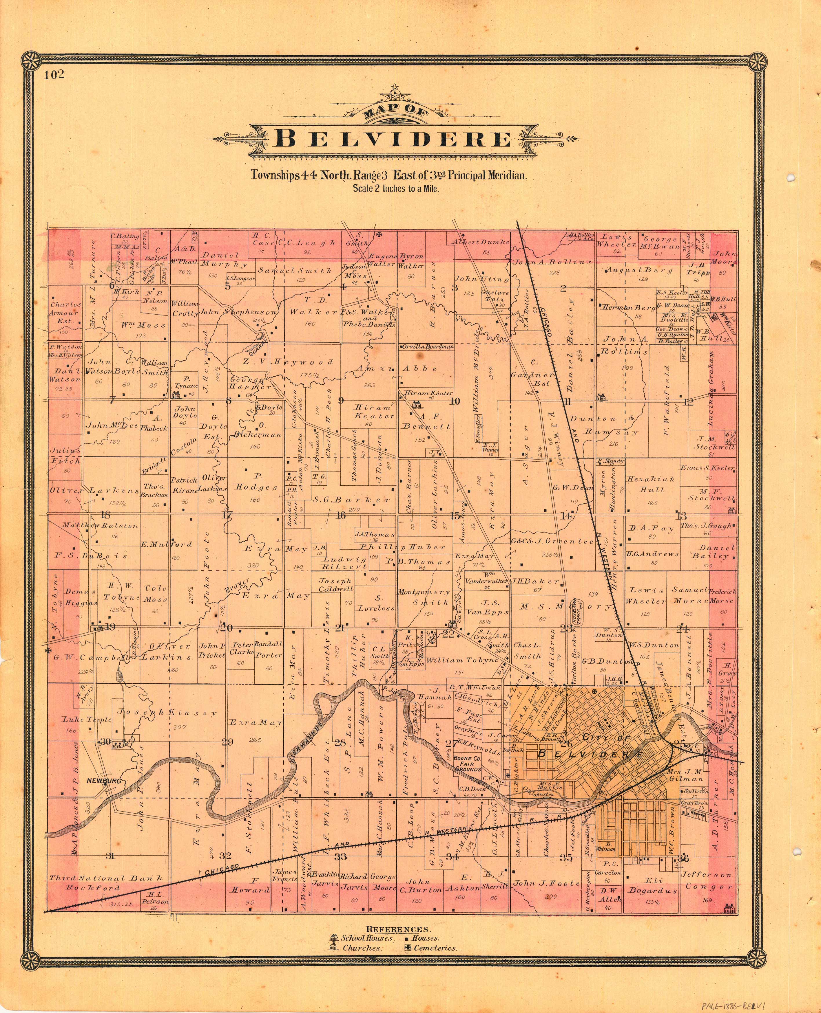 Map of Belvidere Art Source International