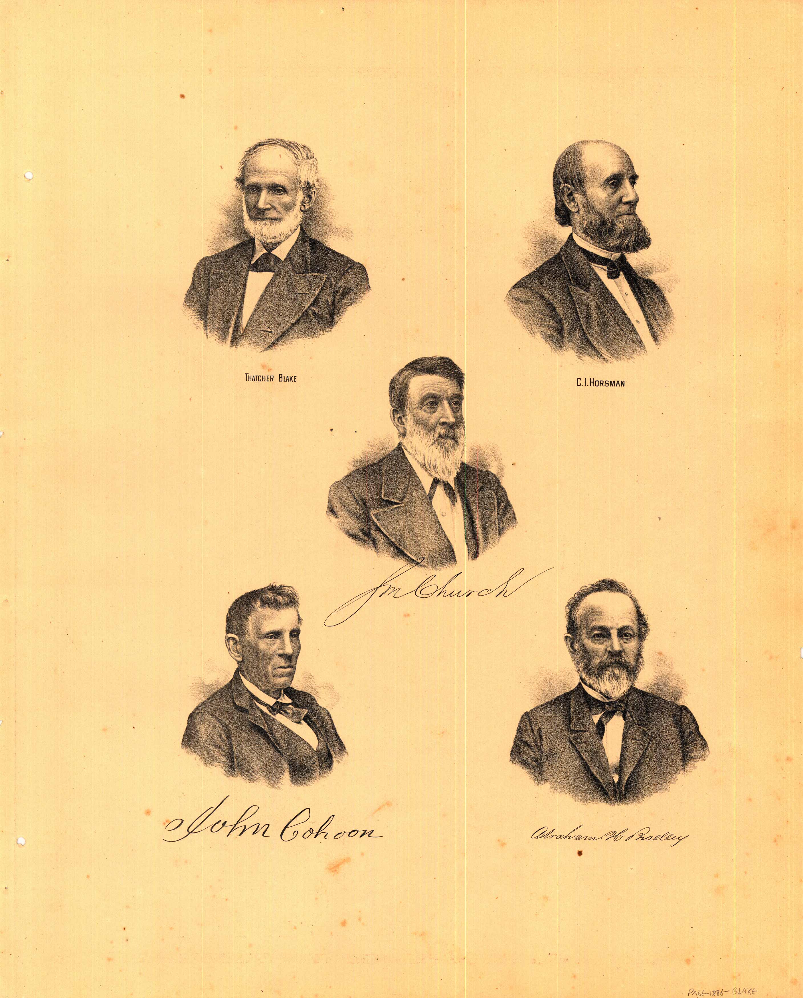 Portraits of Thatcher Blake