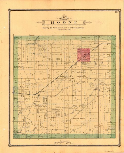 Map of Boone