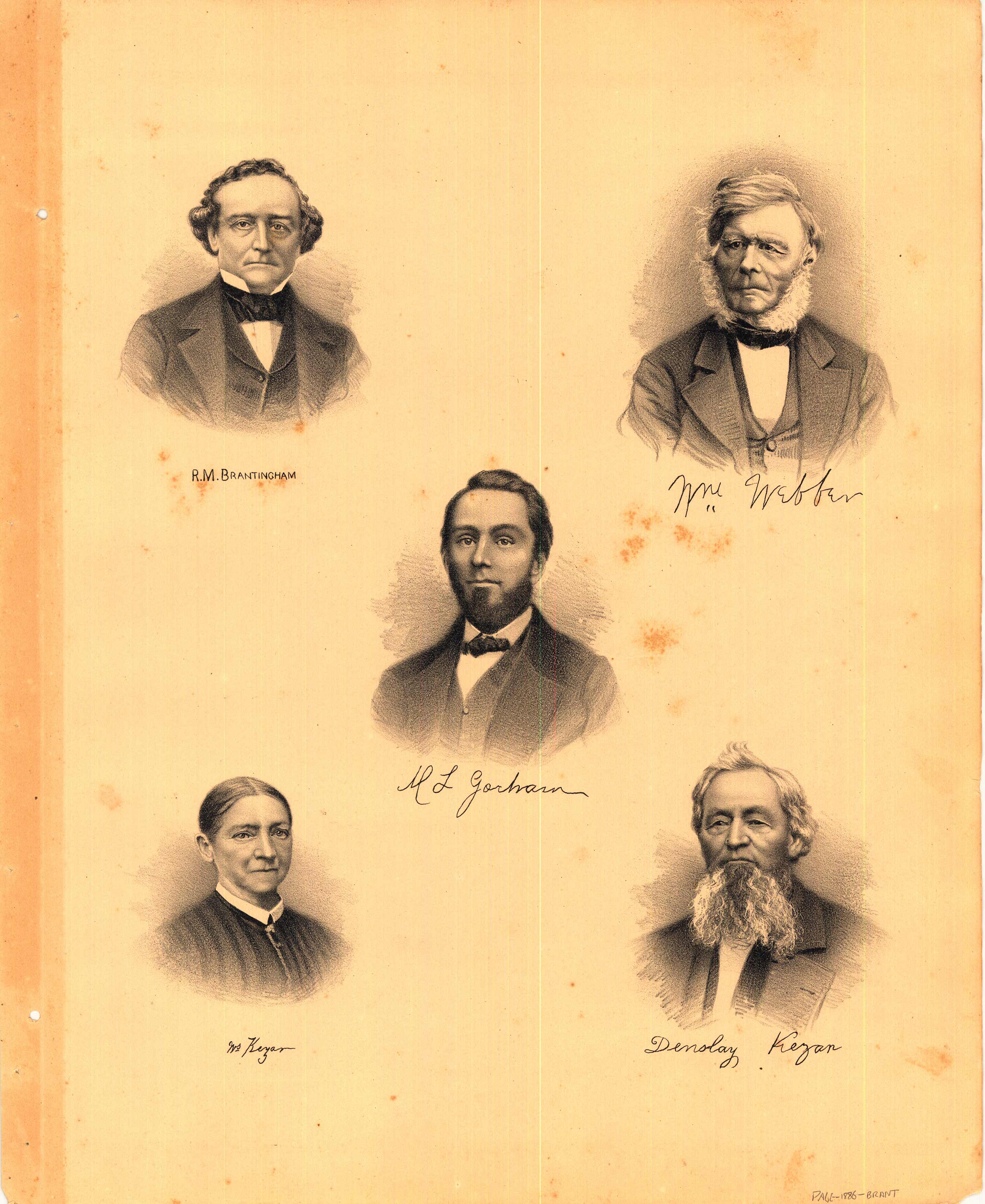 Portraits of R.M. Brantingham Portraits of R.M. Brantingham