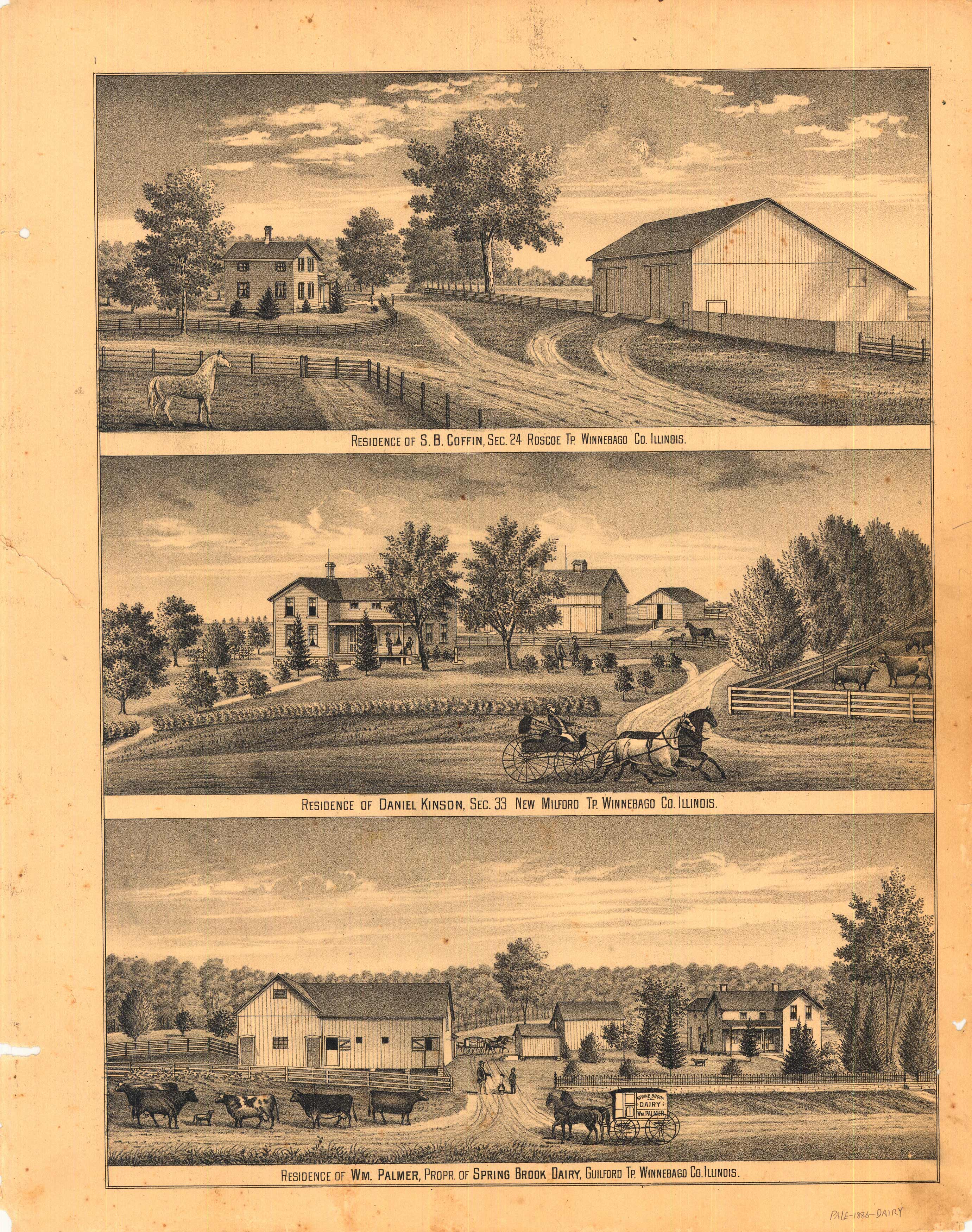 Residence of S.B. Coffin (Roscoe Township Residence of S.B. Coffin (Roscoe Township