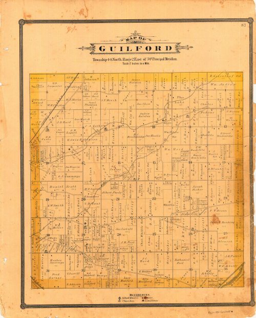 Map of Guilford