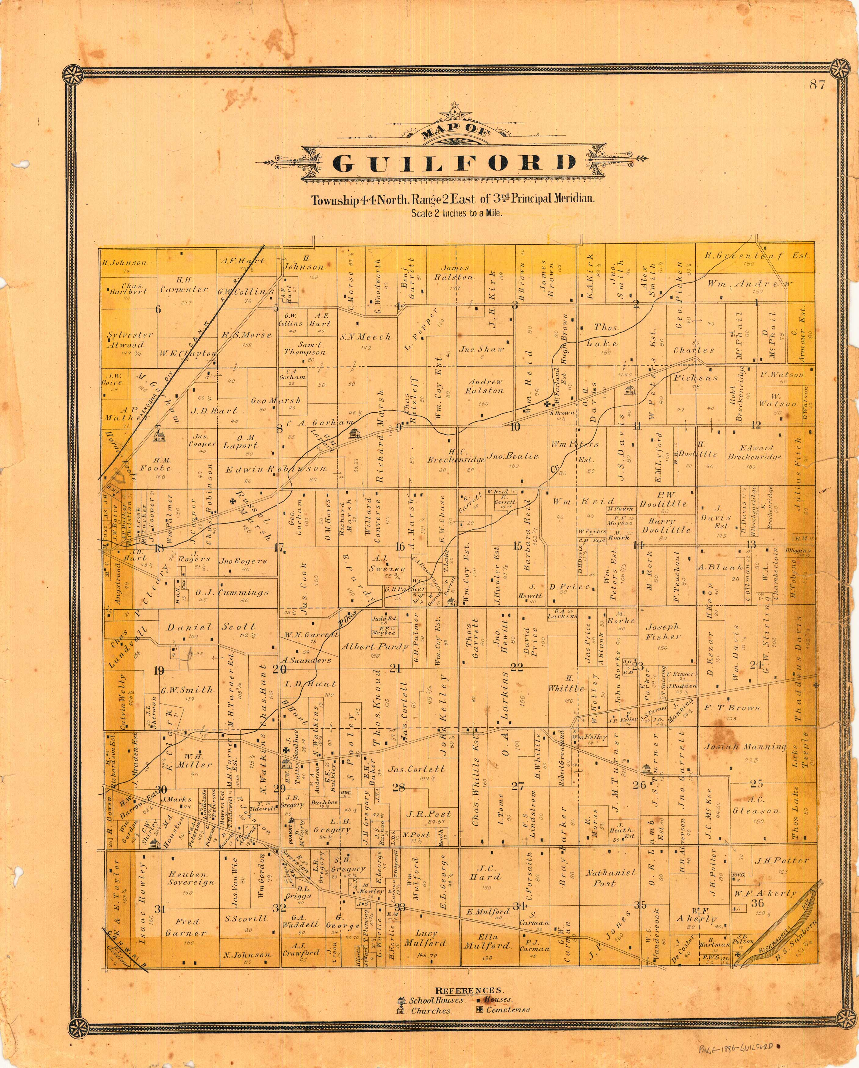 Map of Guilford Map of Guilford