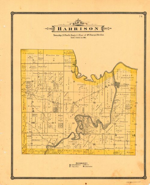 Map of Harrison