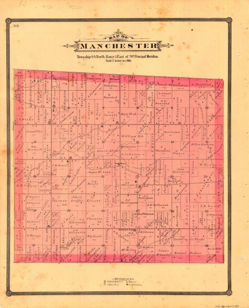 Map of Manchester