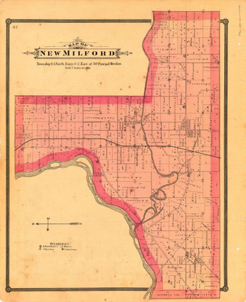 Map of New Milford