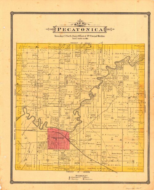 Map of Pecatonica