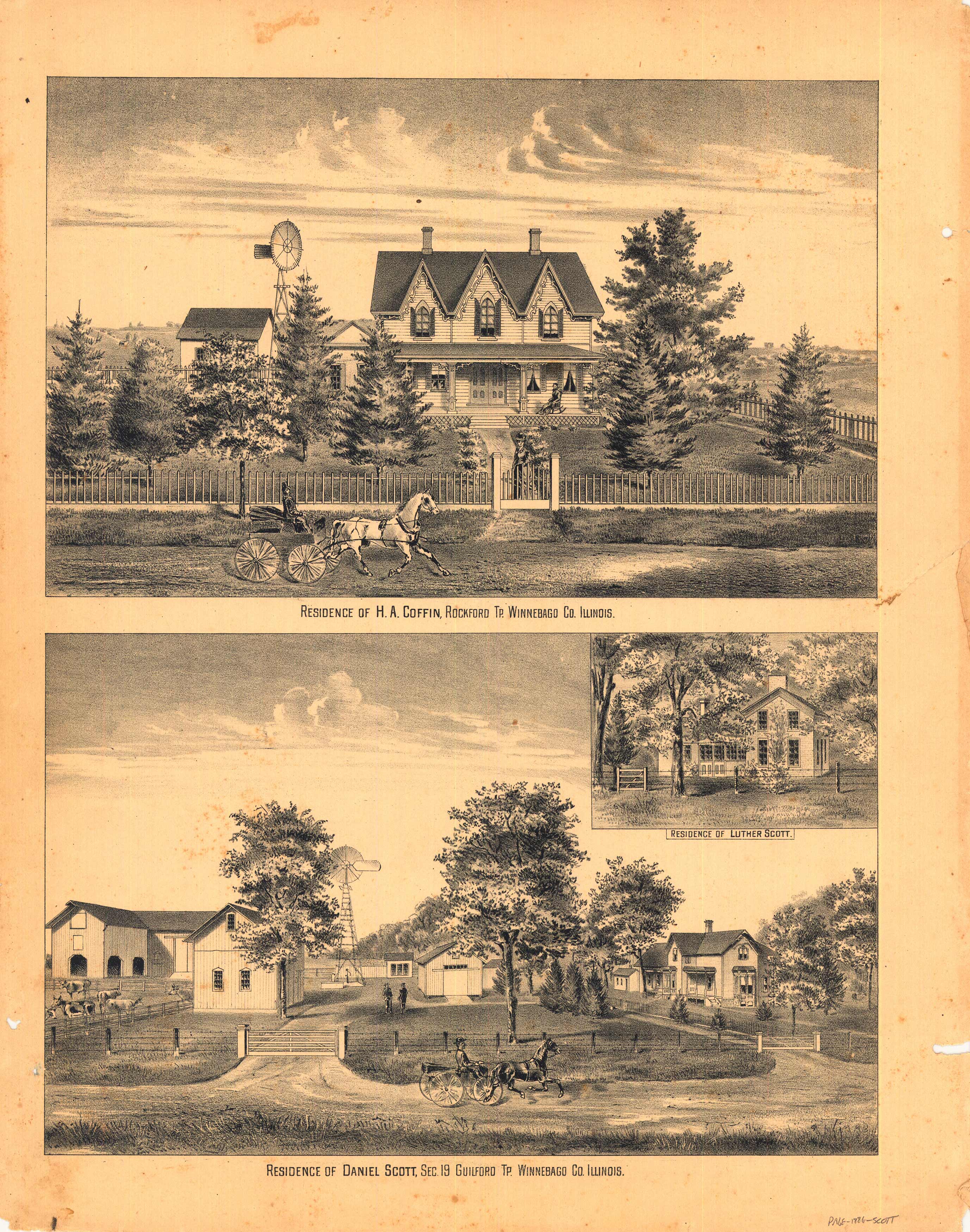 Residence of H.A. Coffin (Rockford Township Residence of H.A. Coffin (Rockford Township