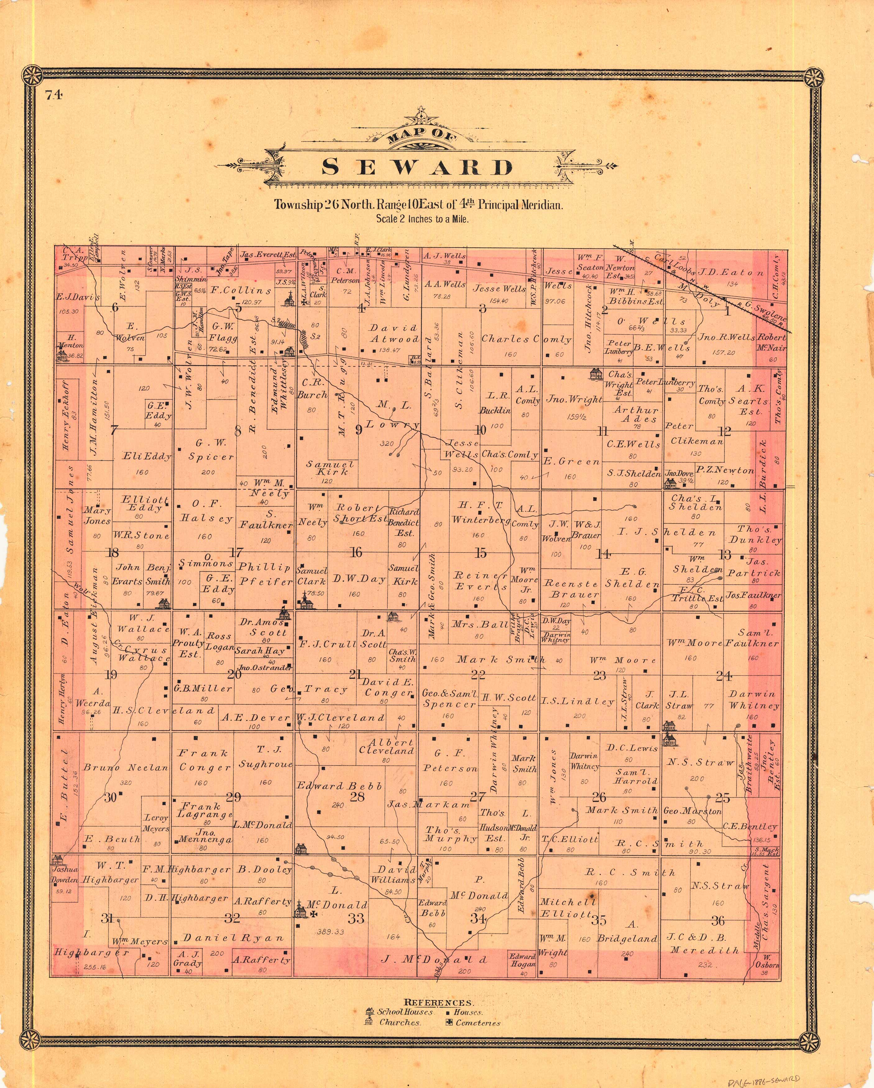 Map of Seward Map of Seward