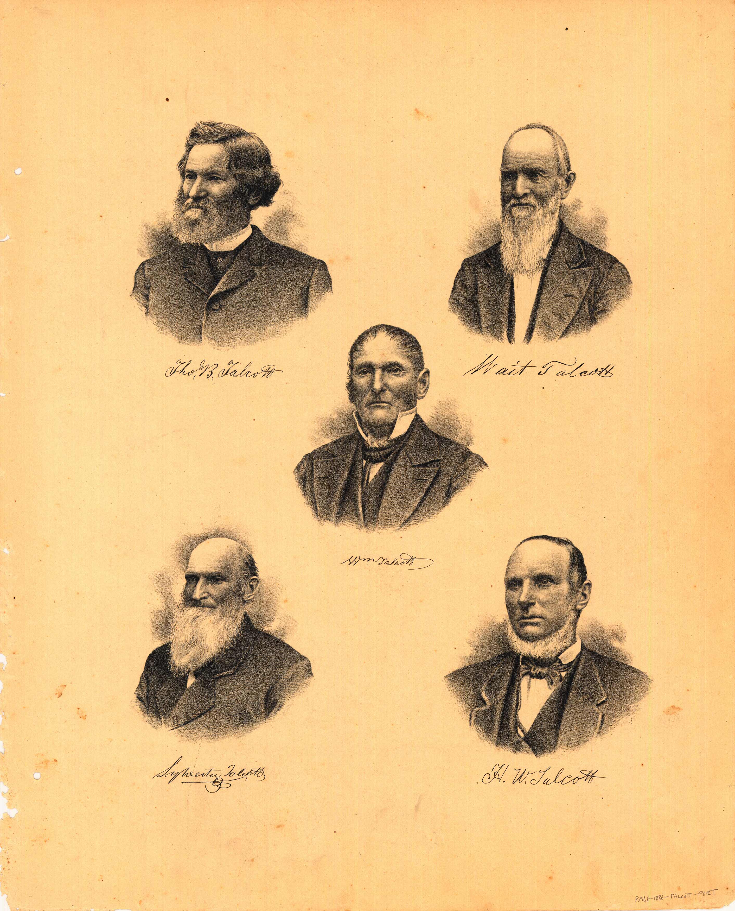Portraits of the Talcotts (Thomas B.