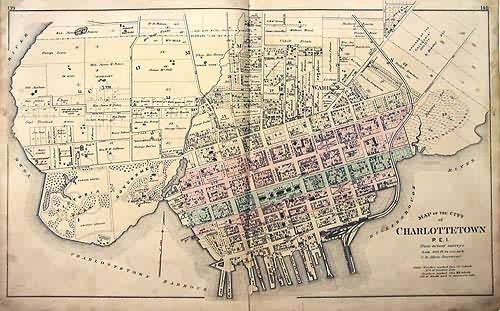 Map of the City of Charlottetown