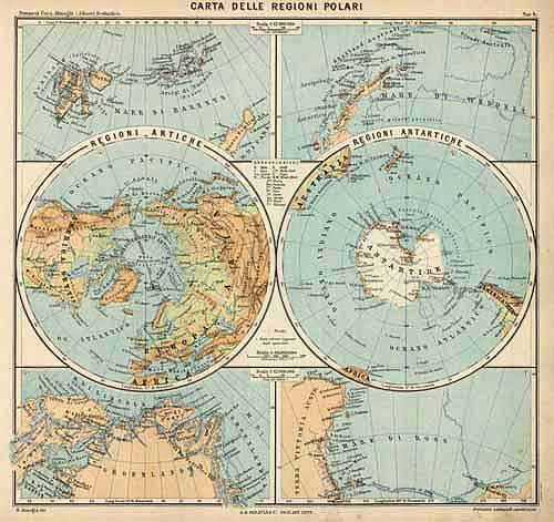 Carta Delle Regioni Polari ( Polar Regions )