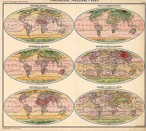 World Temperature and Wind Pressure