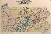 Map of Pennsylvania Colored to Illustrate the Distribution of its Flora