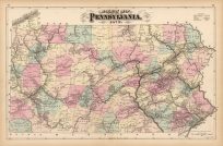 Railway Map of the State of Pennsylvania