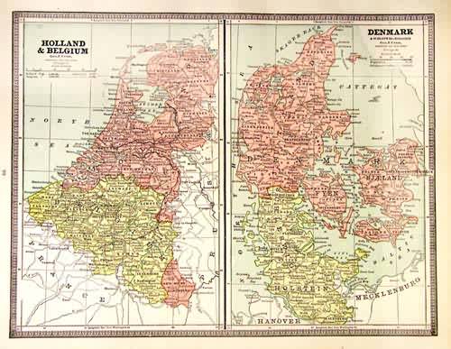 Holland & Belgium and Denmark
