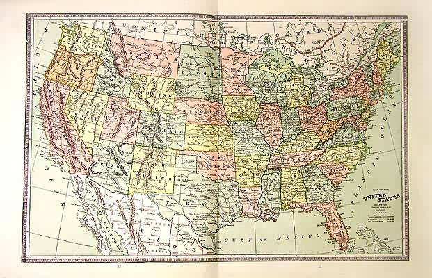 Map of the United States