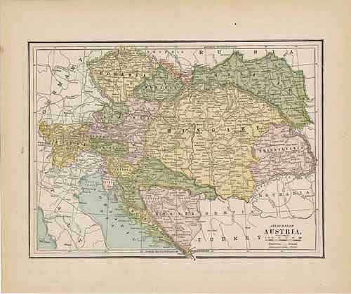 Map of Austria Map of Austria