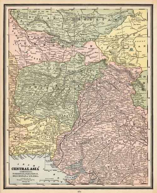 Map of Central Asia