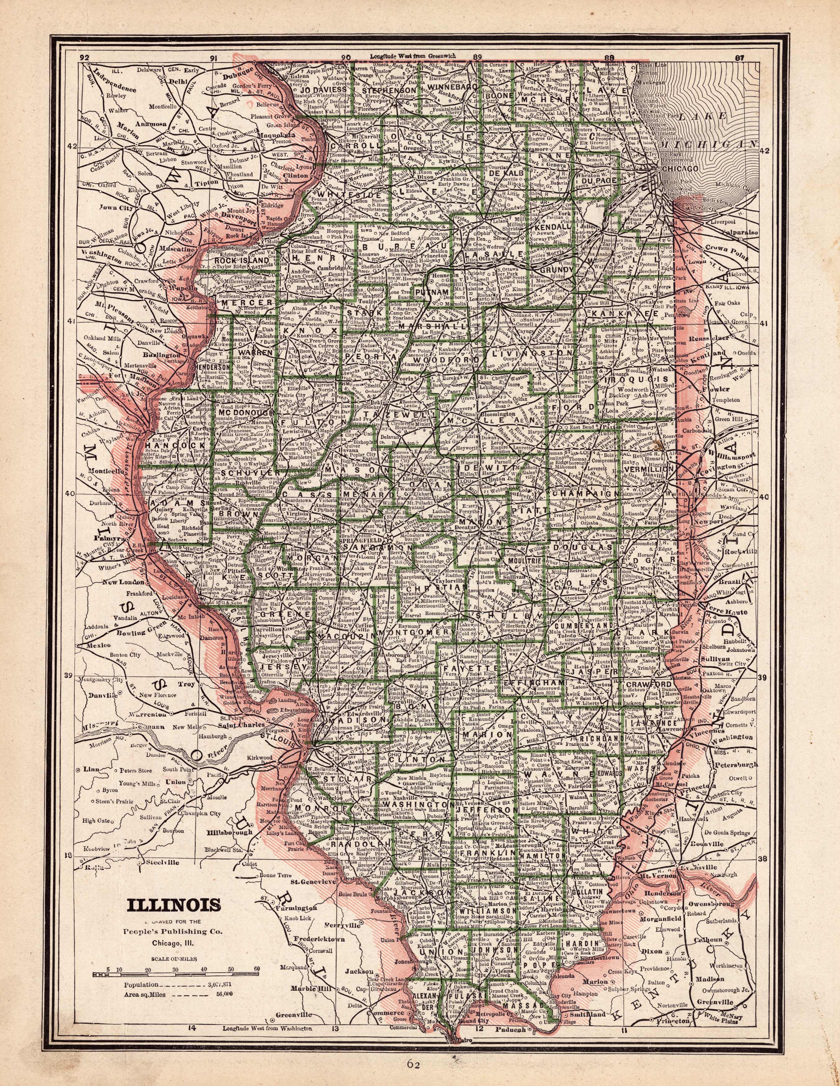 Map of Illinois