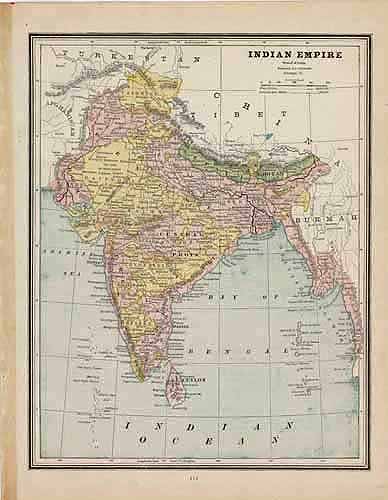 Map of the Indian Empire