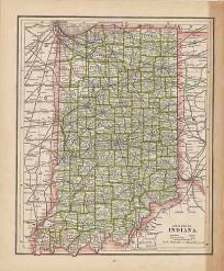 Map of Indiana