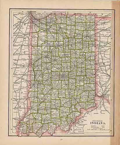 Map of Indiana
