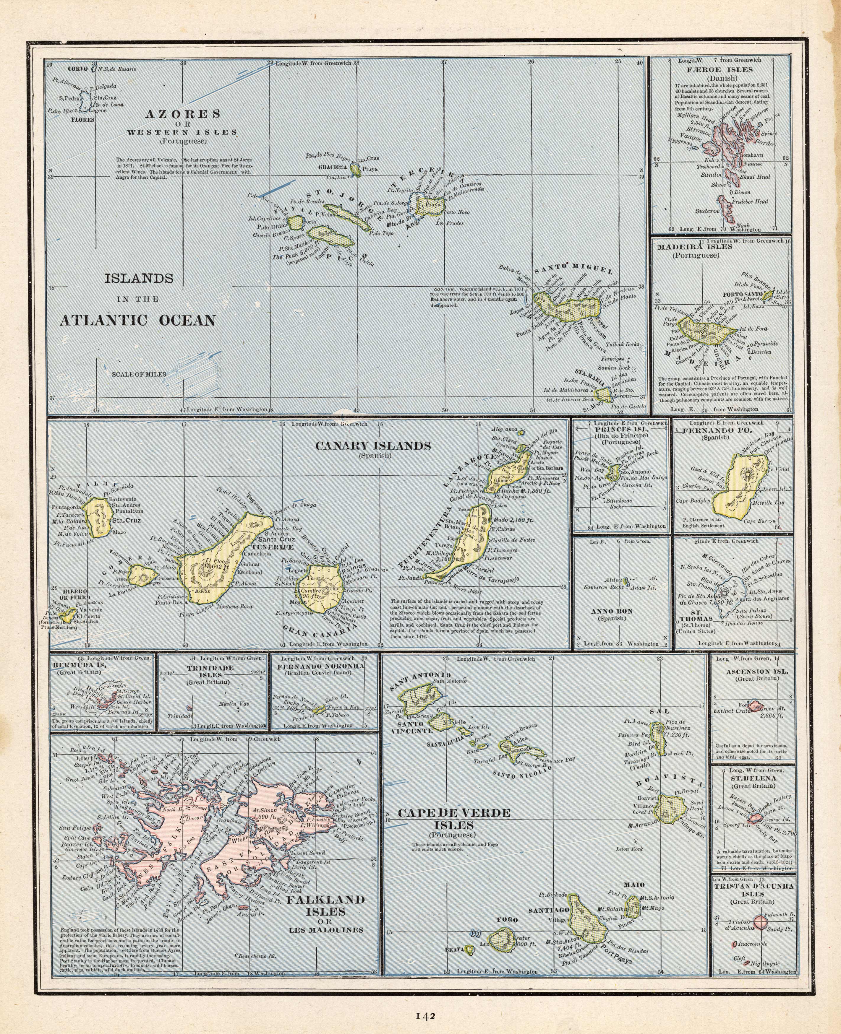 Islands in the Atlantic Ocean