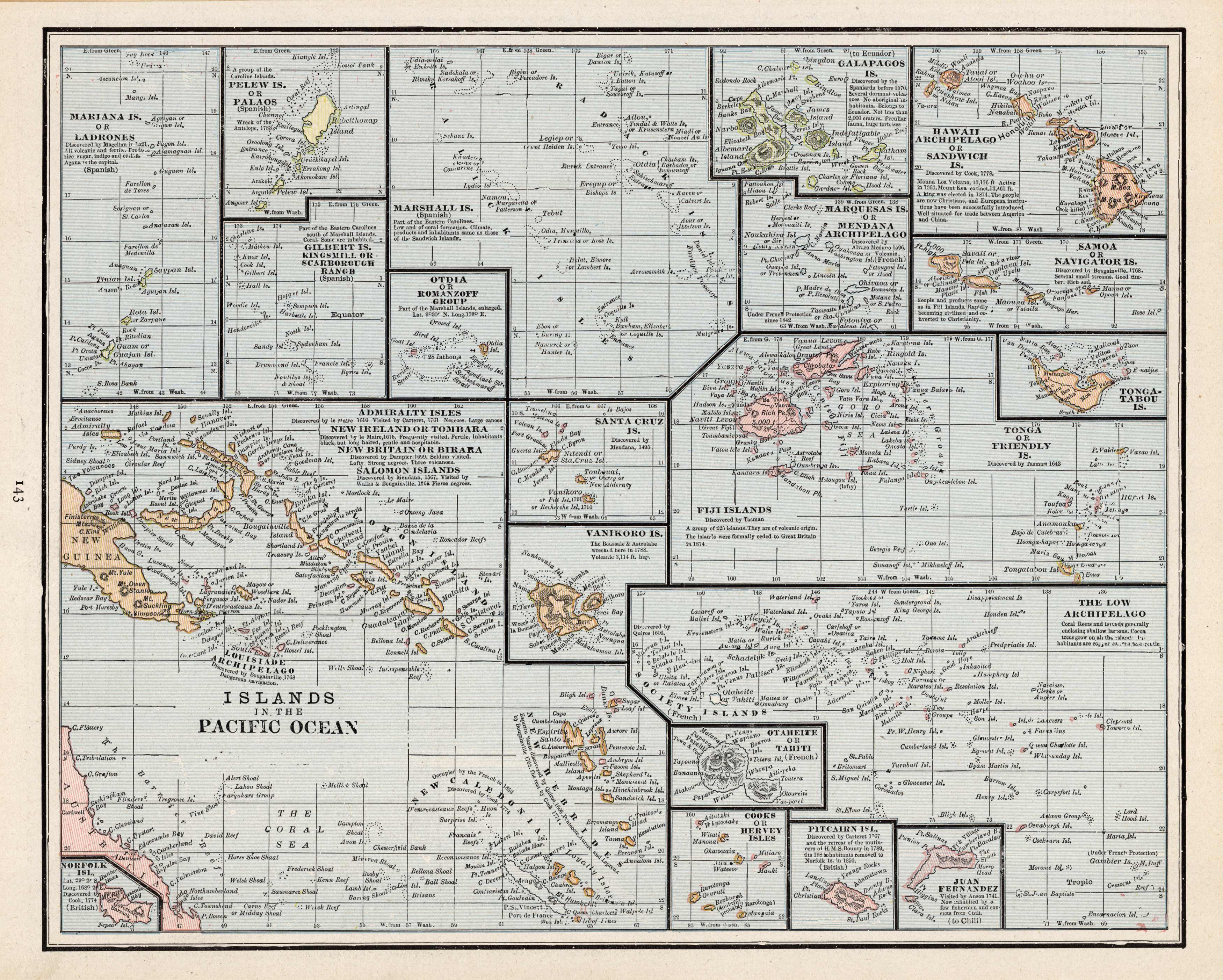 Islands in the Pacific Ocean