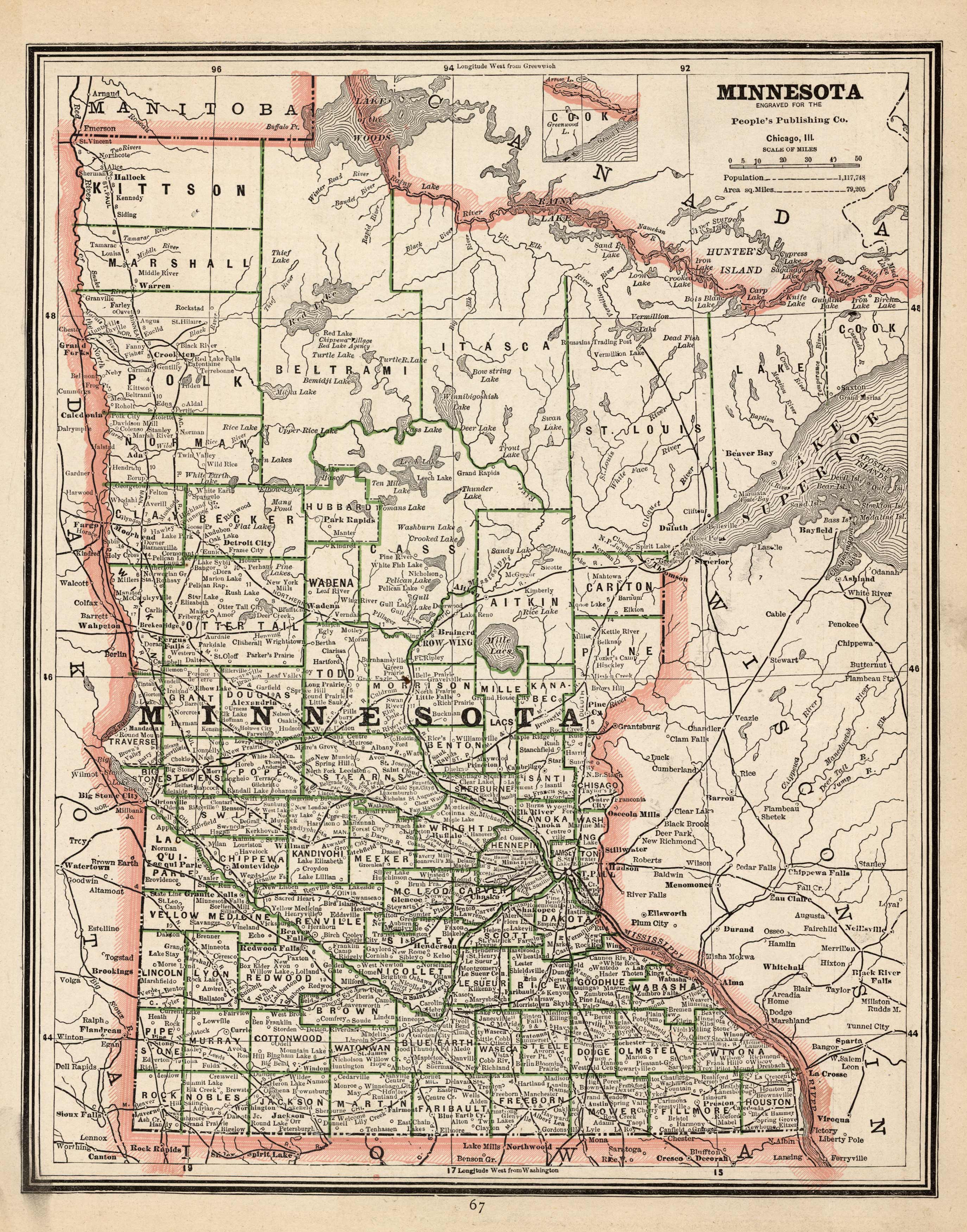Map of Minnesota