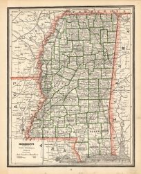 Map of Mississippi