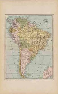 Map of South America