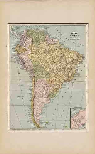 Map of South America