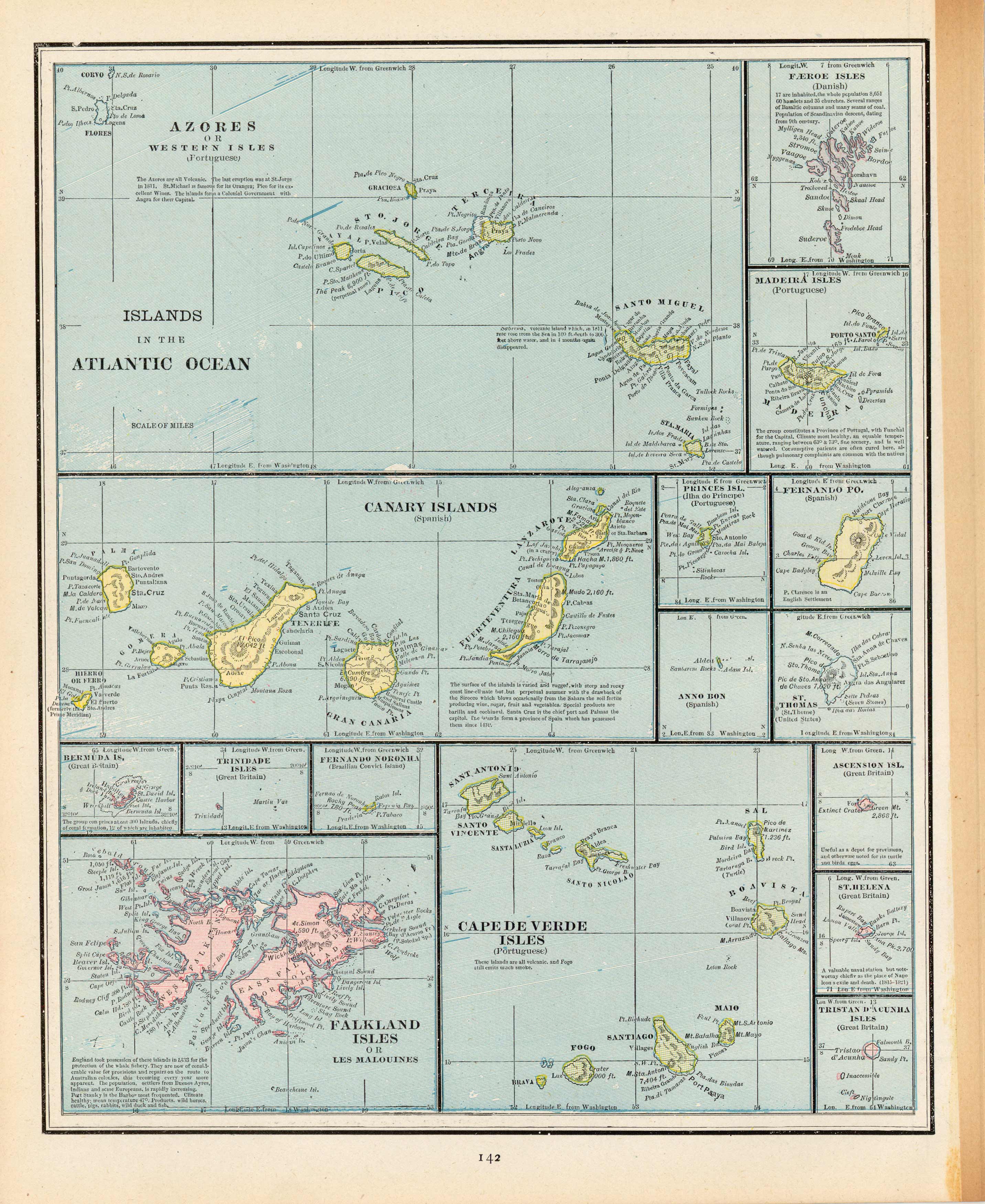 PEO 1889 ATLANTIC ISLANDS 