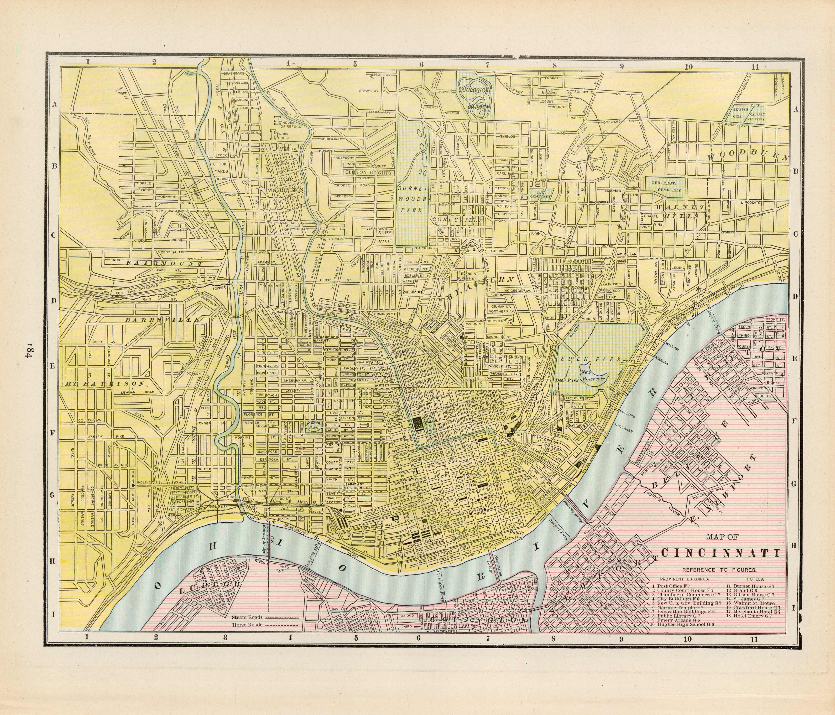 Map of Cincinnati - Art Source International