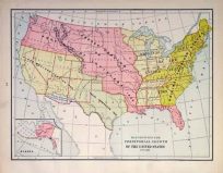 Map Showing the Territorial Growth of the United States 1176-1886