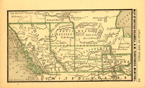 Map of British Columbia