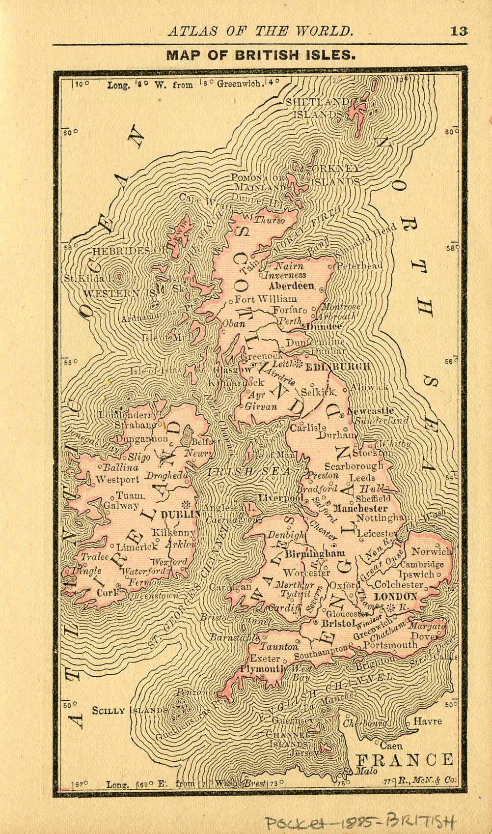Map of British Isles Map of British Isles