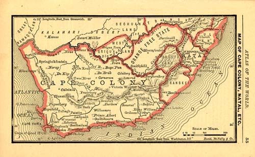 Map of Cape Colony