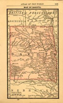 Map of Dakota