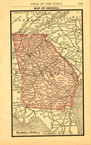 Map of Georgia