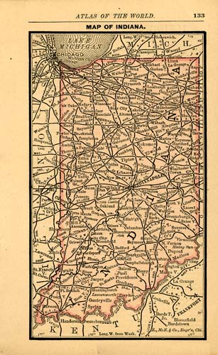 Map of Indiana