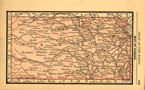 Map of Kansas