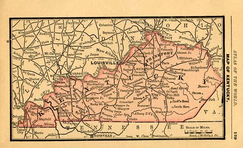 Map of Kentucky