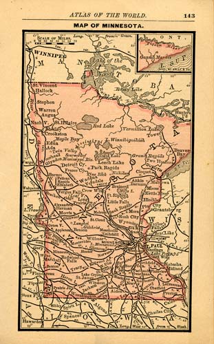Map of Minnesota Map of Minnesota