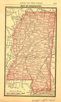 Map of Mississippi