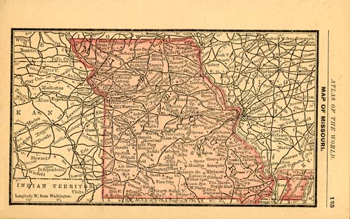Map of Missouri